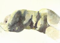 Watercolour Nude XVII 200x143
